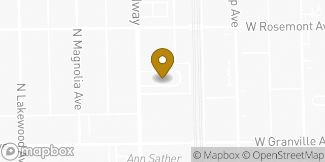 Map showing the location of McDonald's in Chicago, IL 60660