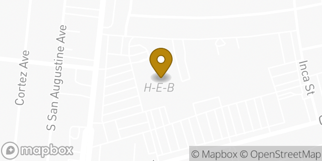 Map showing the location of H-E-B in San Antonio, TX 78237