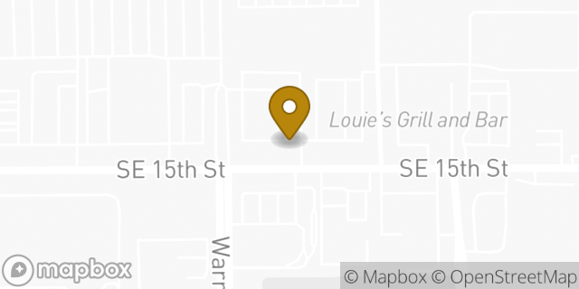 Map showing the location of Olive Garden in Oklahoma City, OK 73110