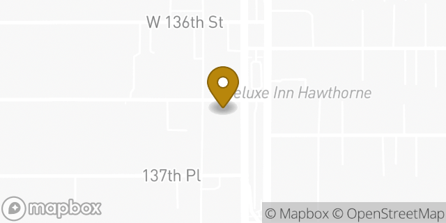Map showing the location of 7-Eleven in Hawthorne, CA 90250