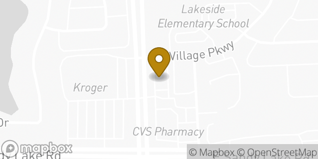Map showing the location of Chase Bank in Coppell, TX 75019
