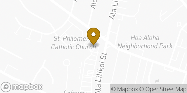Map showing the location of McDonald's in Honolulu, HI 96818