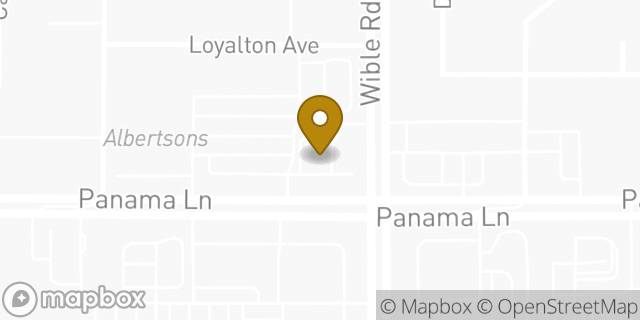 Map showing the location of McDonald's in Bakersfield, CA 93313