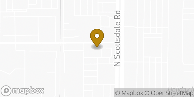 Map showing the location of Banner Urgent Care in Scottsdale, AZ 85253