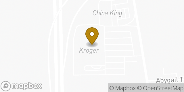 Map showing the location of Kroger in Toledo, OH