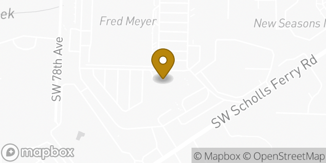 Map showing the location of The UPS Store in Portland, OR 97225