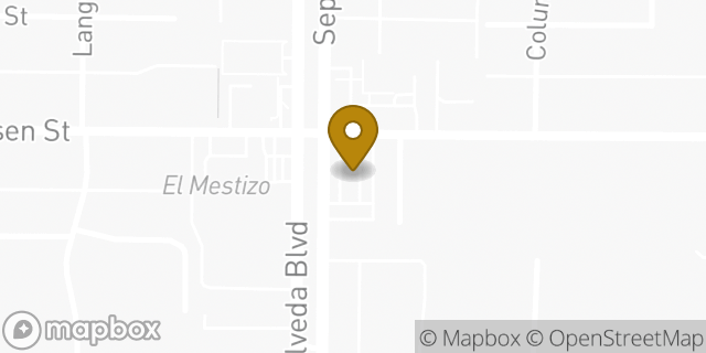 Map showing the location of McDonald's in North Hills, CA 91343