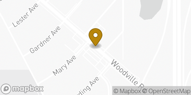 Map showing the location of OneMain Financial in Northwood, OH 43619