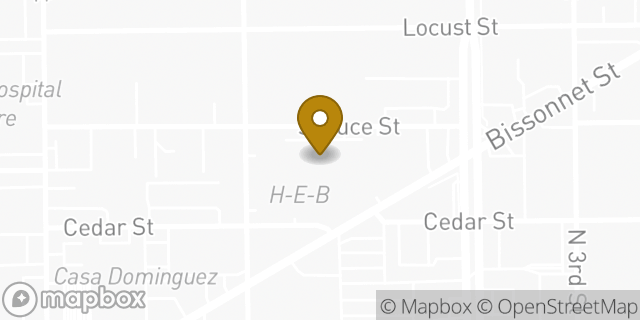 Map showing the location of H-E-B in Bellaire, TX 77401