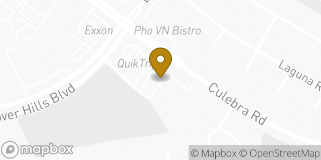 Map showing the location of Starbucks in San Antonio, TX 78251