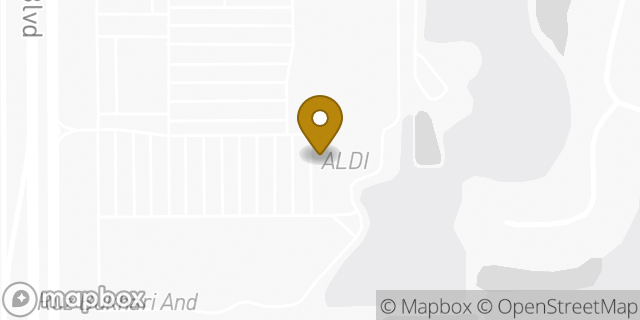 Map showing the location of Aldi in Jacksonville, FL 32256