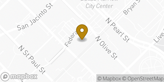 Map showing the location of Chubb Group of Insurance Companies in Dallas, TX 75201