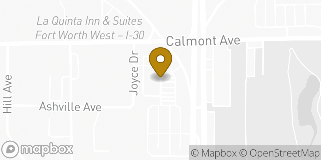 Map showing the location of QuikTrip in Fort Worth, TX 76116