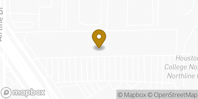 Map showing the location of Marshalls in Houston, TX 77022