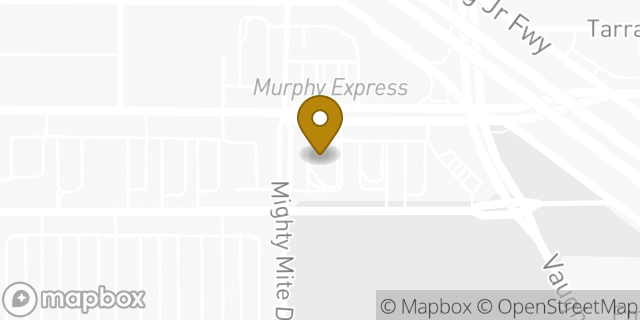 Map showing the location of McDonald's in Fort Worth, TX 76105