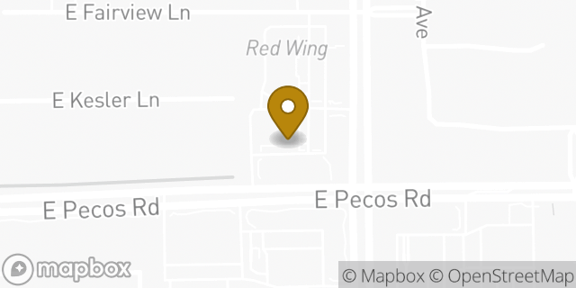 Map showing the location of CVS Pharmacy in Gilbert, AZ 85295