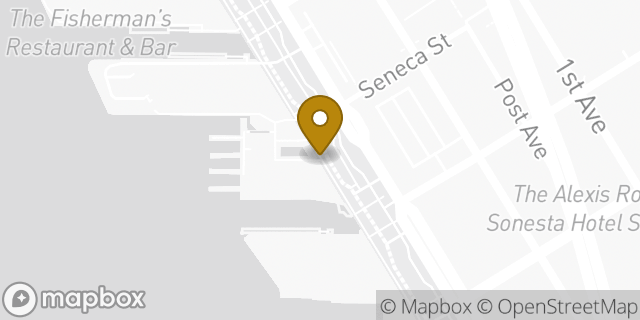 Map showing the location of Starbucks in Seattle, WA 98101