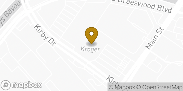 Map showing the location of Starbucks in Houston, TX 77030
