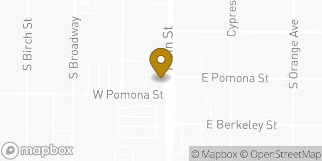 Map showing the location of Coinme in Santa Ana, CA 92707