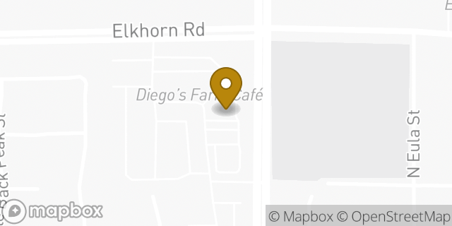 Map showing the location of Subway in Las Vegas, NV 89166
