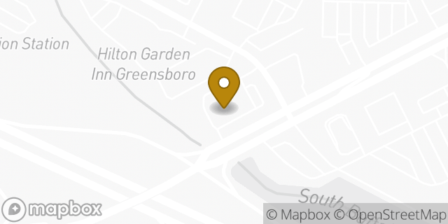 Map showing the location of CVS Pharmacy in Greensboro, NC 27407