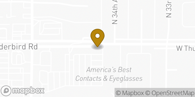 Map showing the location of Subway in Phoenix, AZ 85053