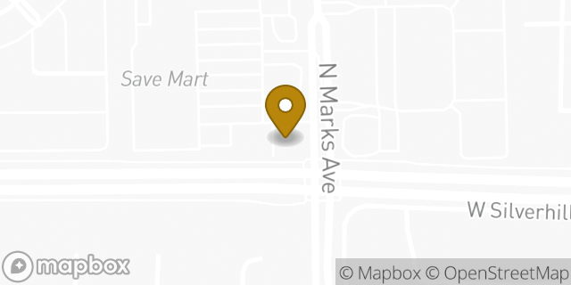 Map showing the location of Marks / Herndon in Fresno, CA 93711