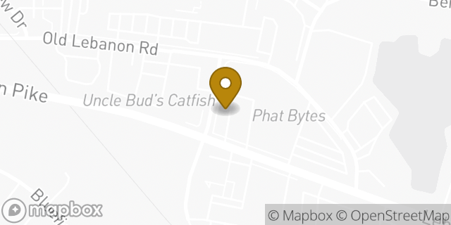 Map showing the location of Bank Of America in Nashville, TN 37214