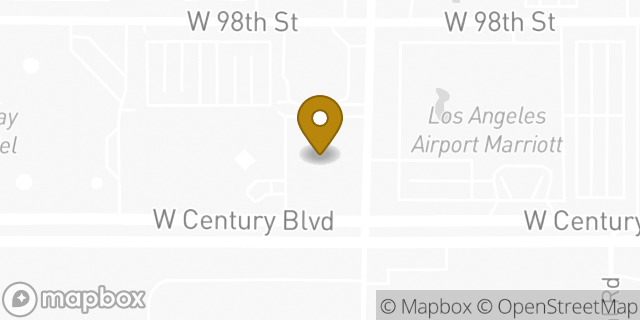 Map showing the location of Citibank in Los Angeles, CA 90045