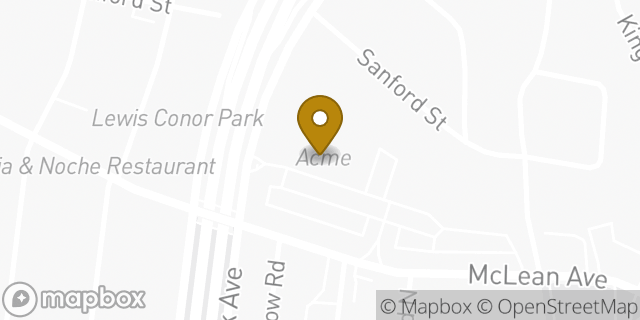 Map showing the location of Acme in Yonkers, NY
