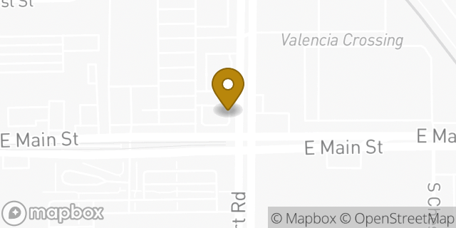 Map showing the location of McDonald's in Mesa, AZ 85203