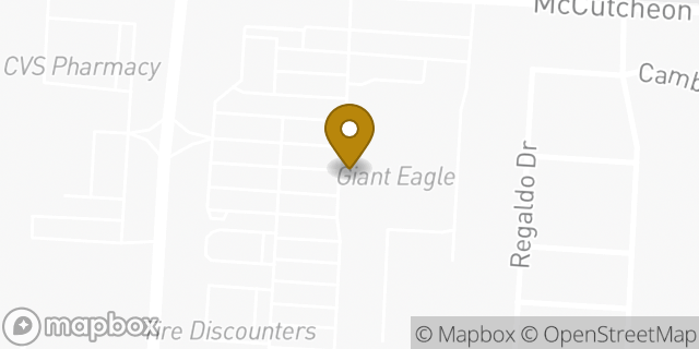 Map showing the location of Giant Eagle in Columbus, OH