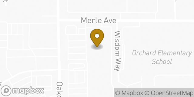 Map showing the location of Strand Ace Hardware in Modesto, CA 95355