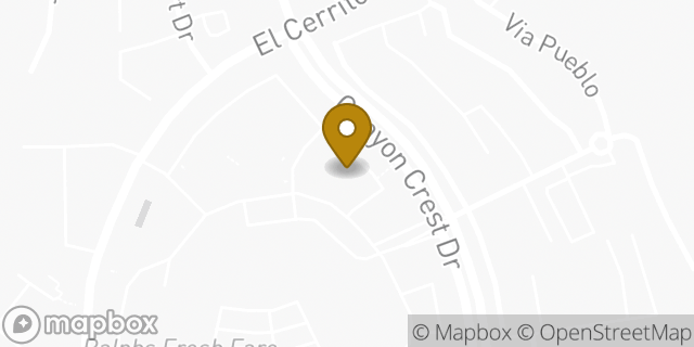 Map showing the location of Starbucks in Riverside, CA 92507
