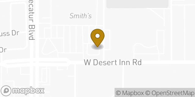 Map showing the location of Starbucks Coffee in Las Vegas, NV 89102