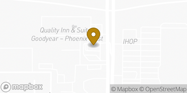 Map showing the location of McDonald's in Goodyear, AZ 85338