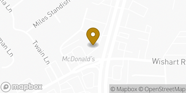 Map showing the location of Subway in Virginia Beach, VA 23455