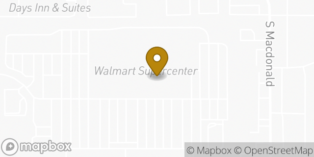 Map showing the location of Subway in Mesa, AZ 85210