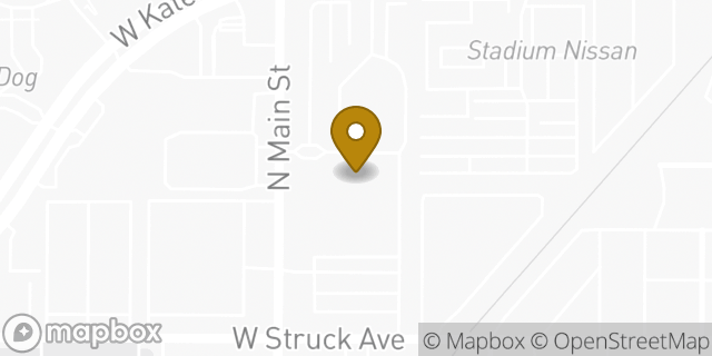 Map showing the location of Quick Lane At David Wilson's Ford Of Orange in Orange, CA 92867