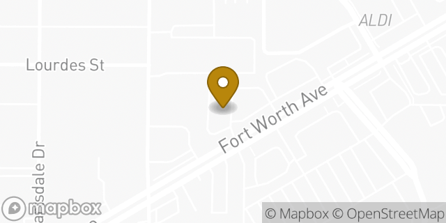 Map showing the location of McDonald's in Dallas, TX 75211