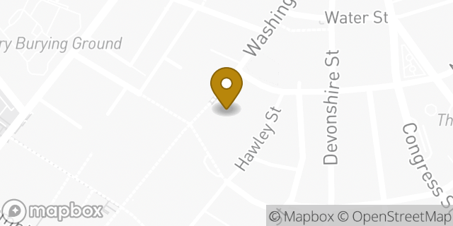 Map showing the location of Marshalls in Boston, MA 02108