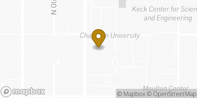 Map showing the location of Starbucks in Orange, CA 92866