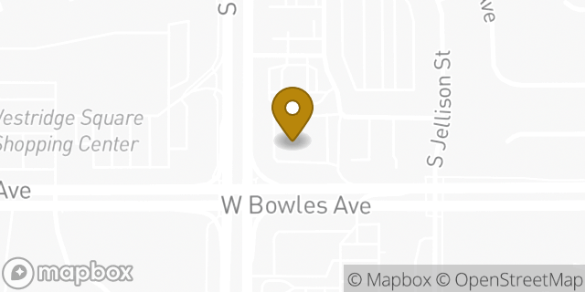 Map showing the location of Walgreens in Littleton, CO 80127
