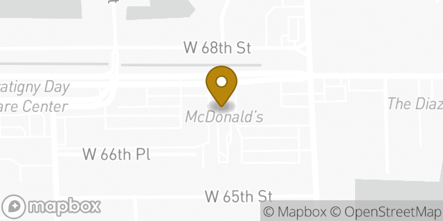 Map showing the location of McDonald's in Hialeah, FL 33014