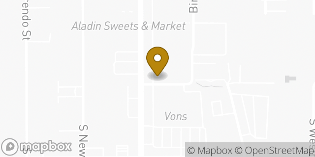 Map showing the location of Subway in Los Angeles, CA 90004