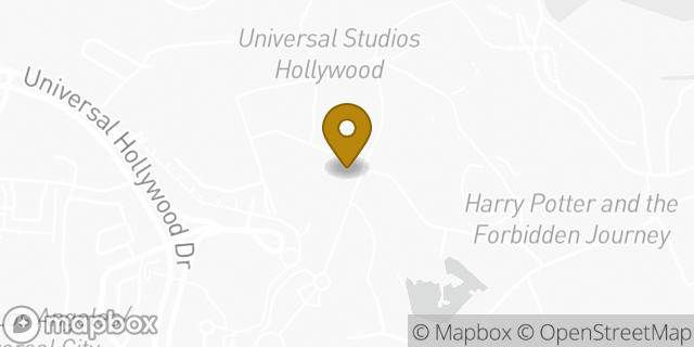 Map showing the location of Starbucks in Universal City, CA 91608