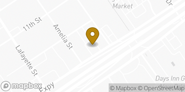 Map showing the location of Regions Bank in Gretna, LA 70053