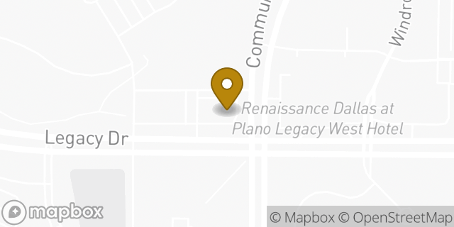 Map showing the location of Amazon Locker - Nyack in Plano, TX 75024