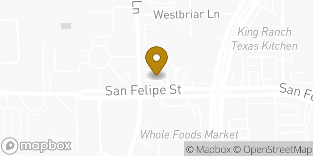 Map showing the location of Chase Bank in Houston, TX 77056