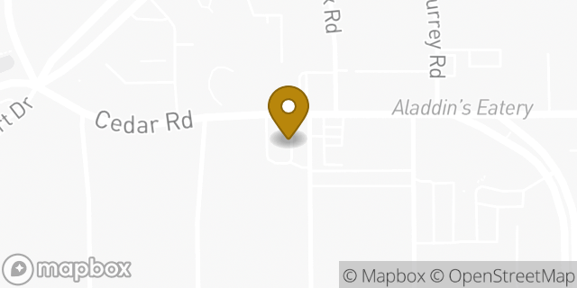 Map showing the location of Chase Bank in Cleveland Heights, OH 44106